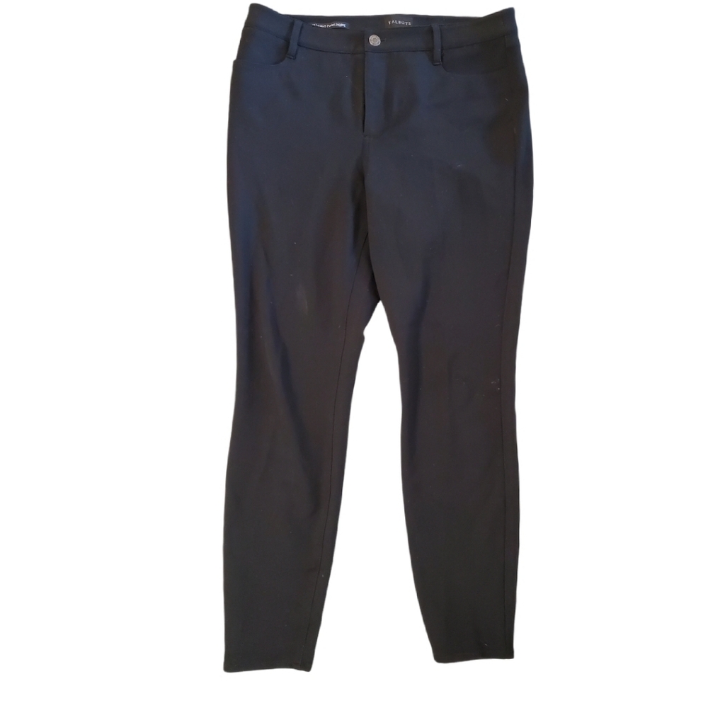 Talbots Women's Black Soho 5-Pocket High Waist Skinny Jeggings Size 8P